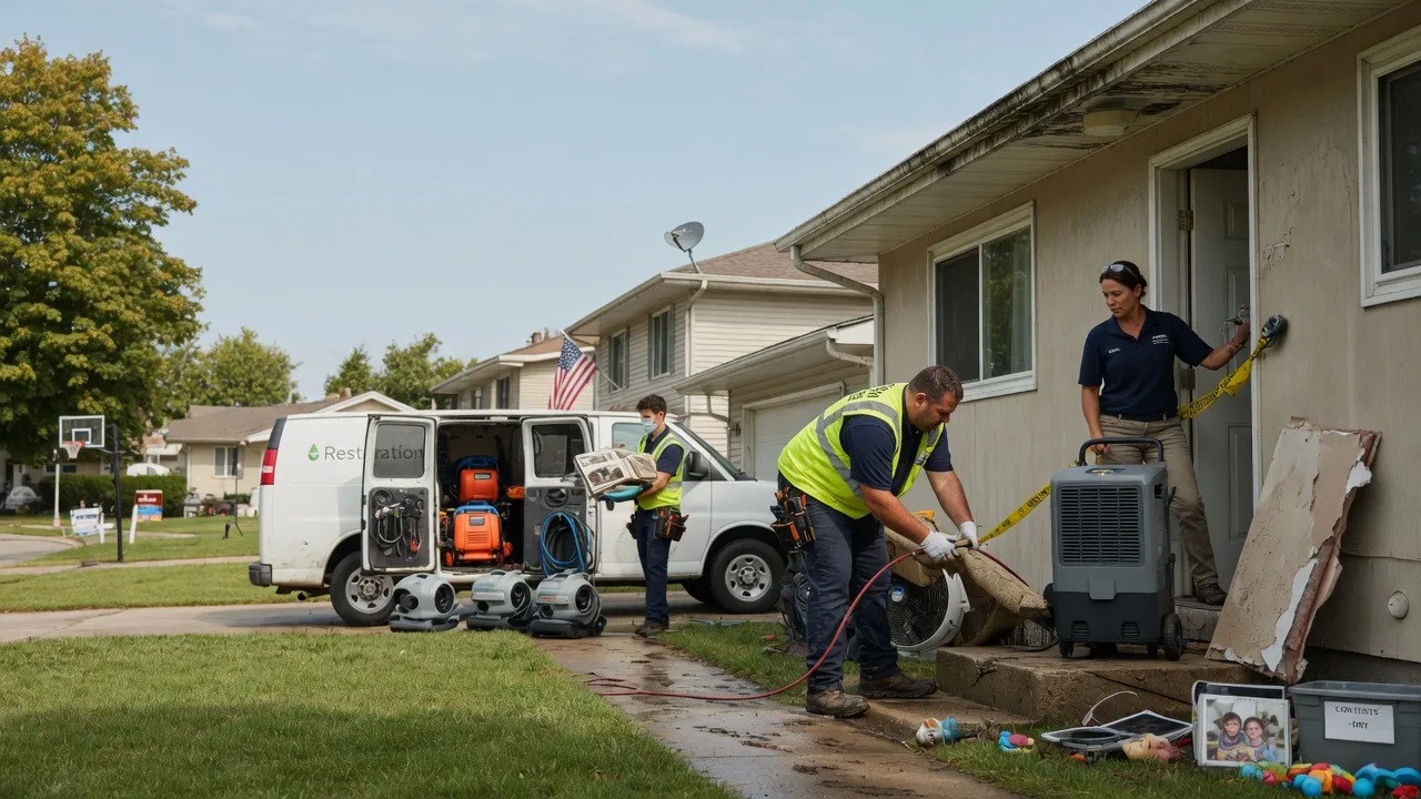 Water Damage Restoration in Reinholds, PA near me